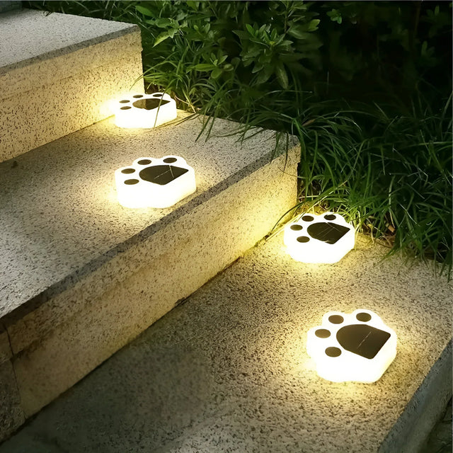 PawPrint – Solenergi Hundepote Havebelysning