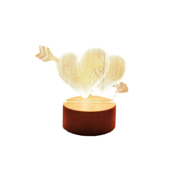 3D Nattelys USB