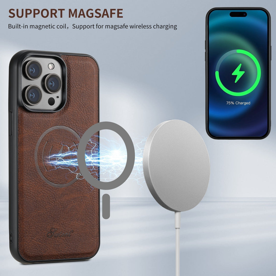 LuxLeather Case - Elegant Læder Cover med MagSafe