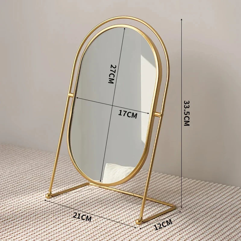 Stort Minimalistisk Skrivebords Makeup Spejl