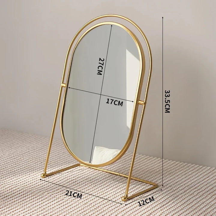 Stort Minimalistisk Skrivebords Makeup Spejl