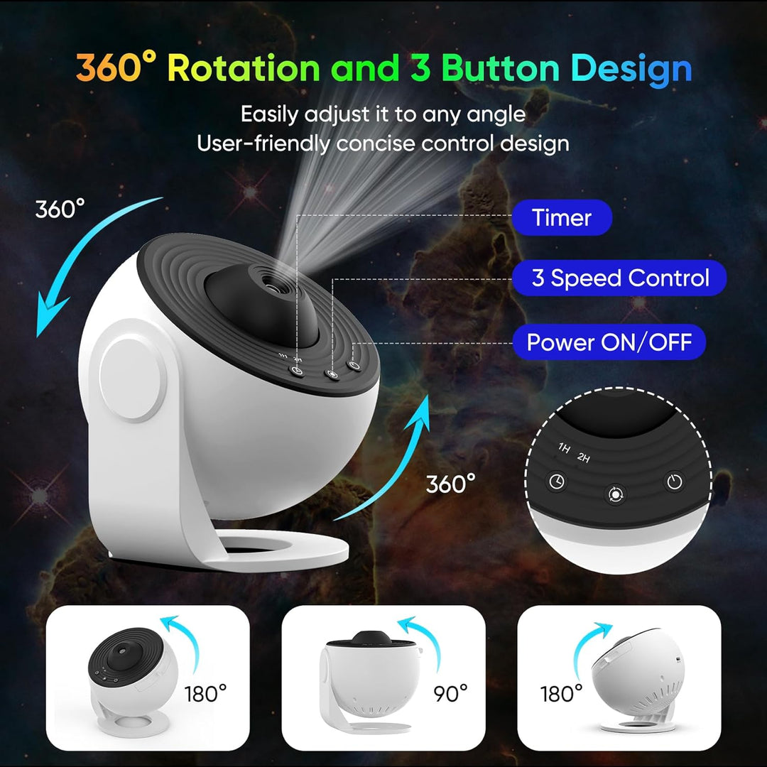 360° Planetarium Projektor | Forbedret Afslapning og Stresslindring