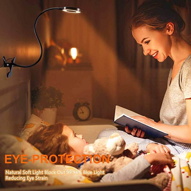 Clip-on Lys - Læselampe med 48 LED&