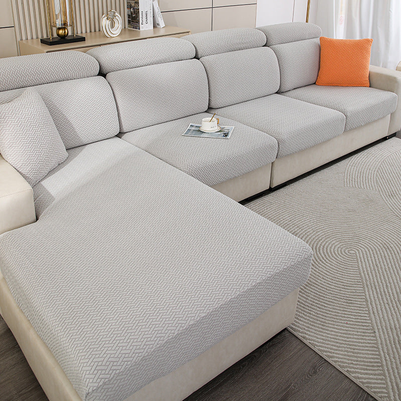 Wrap-around stretch sofa cover |
