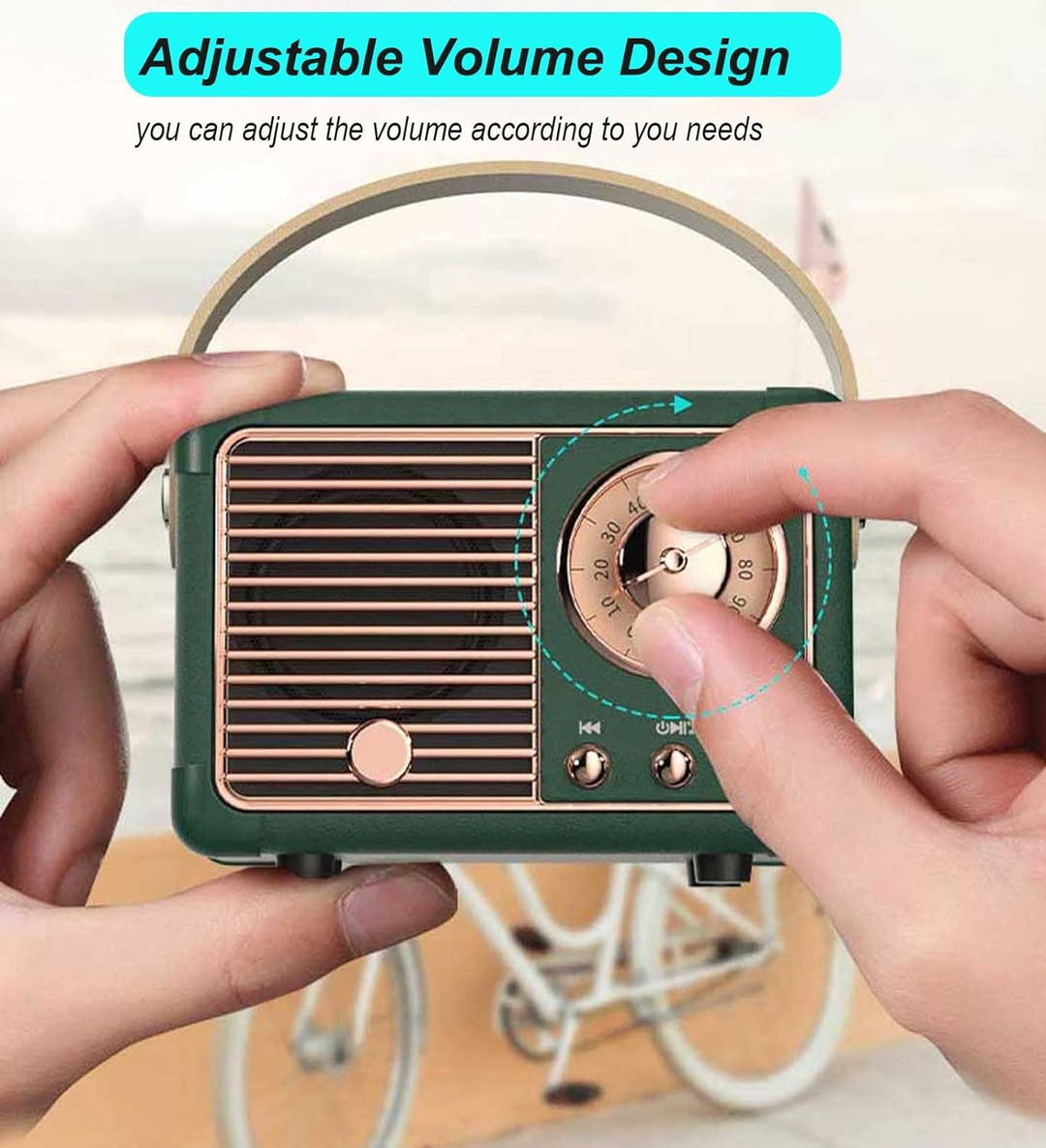 Retro Bluetooth Højttaler