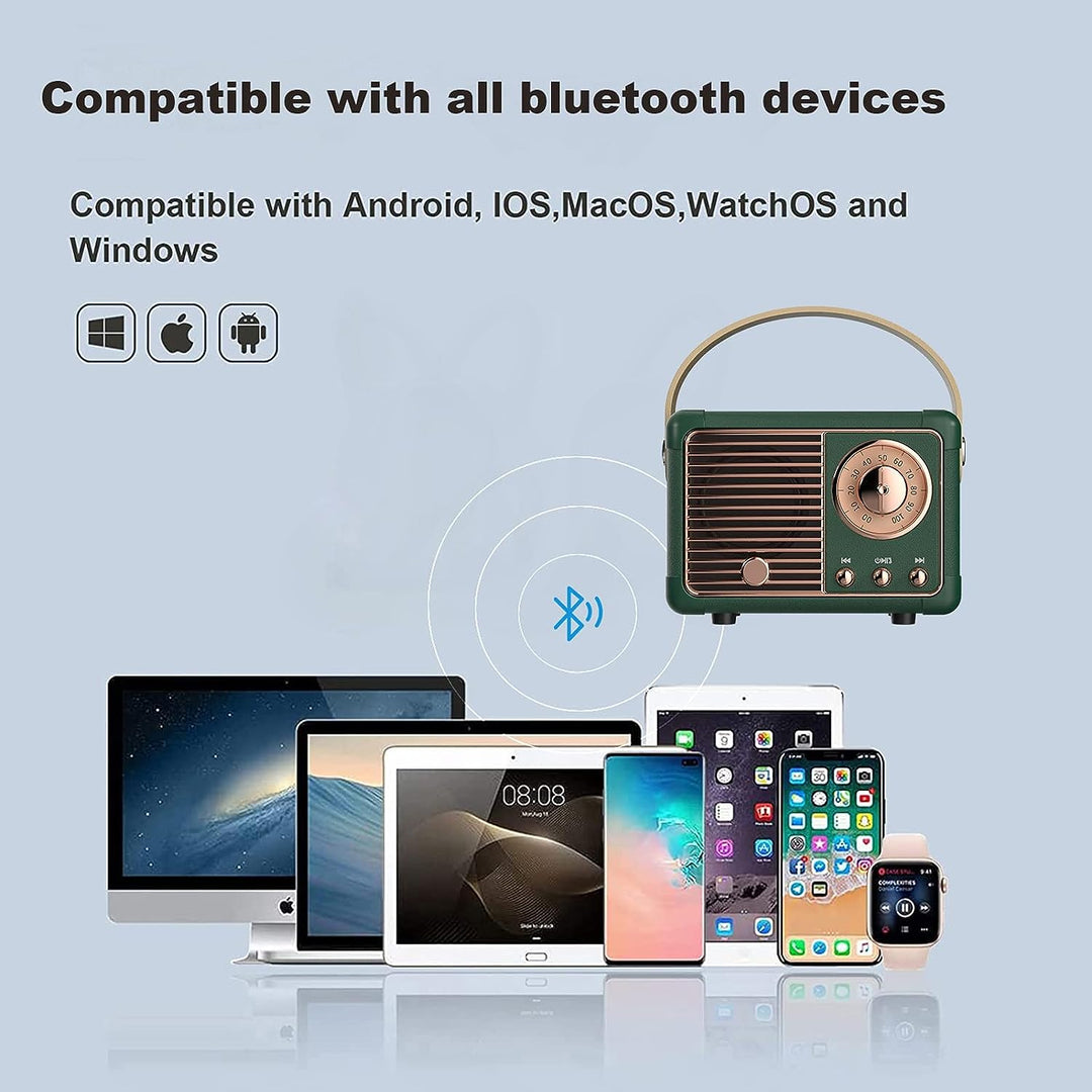 Retro Bluetooth Højttaler
