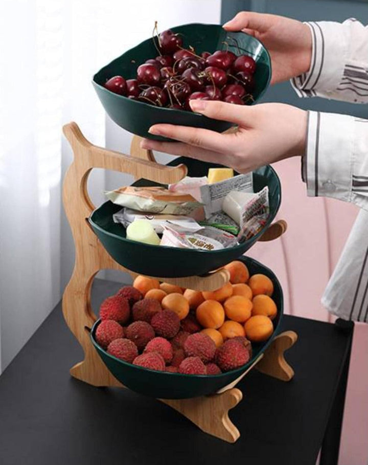 FruitTower - Elegant Metal Frugtholder