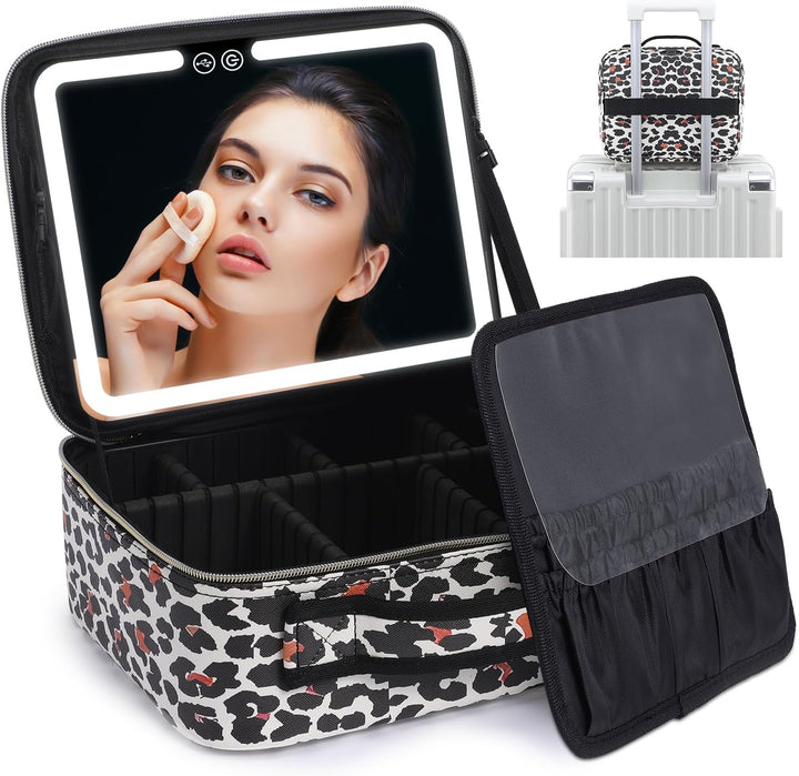 Luksus Makeup Organizer med Belyst Spejl