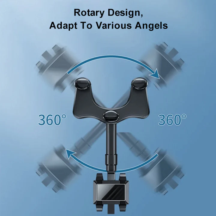360° Rotating Multifunktionel Bil Spejl Telefonholder