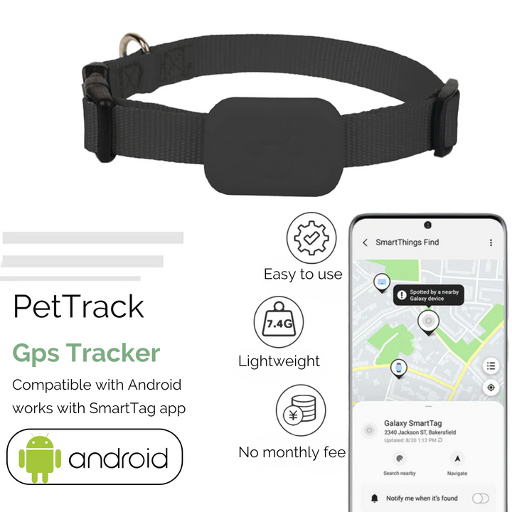 AnimalTracker Mini – Smart hunde- og katte Bluetooth halsbånd tracker