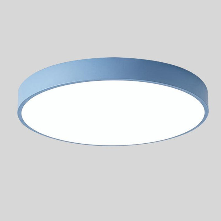 Træ Makron Cirkulær Loftlampe