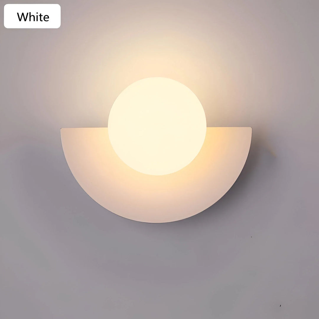 LumiGlow – Moderne Halvcirkel Væglampe
