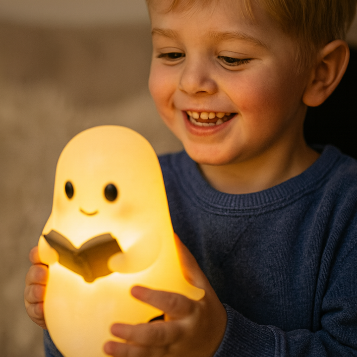 NightSpirit Lampe – Håndlavet Dekorativ Natlampe med Varmt Lys