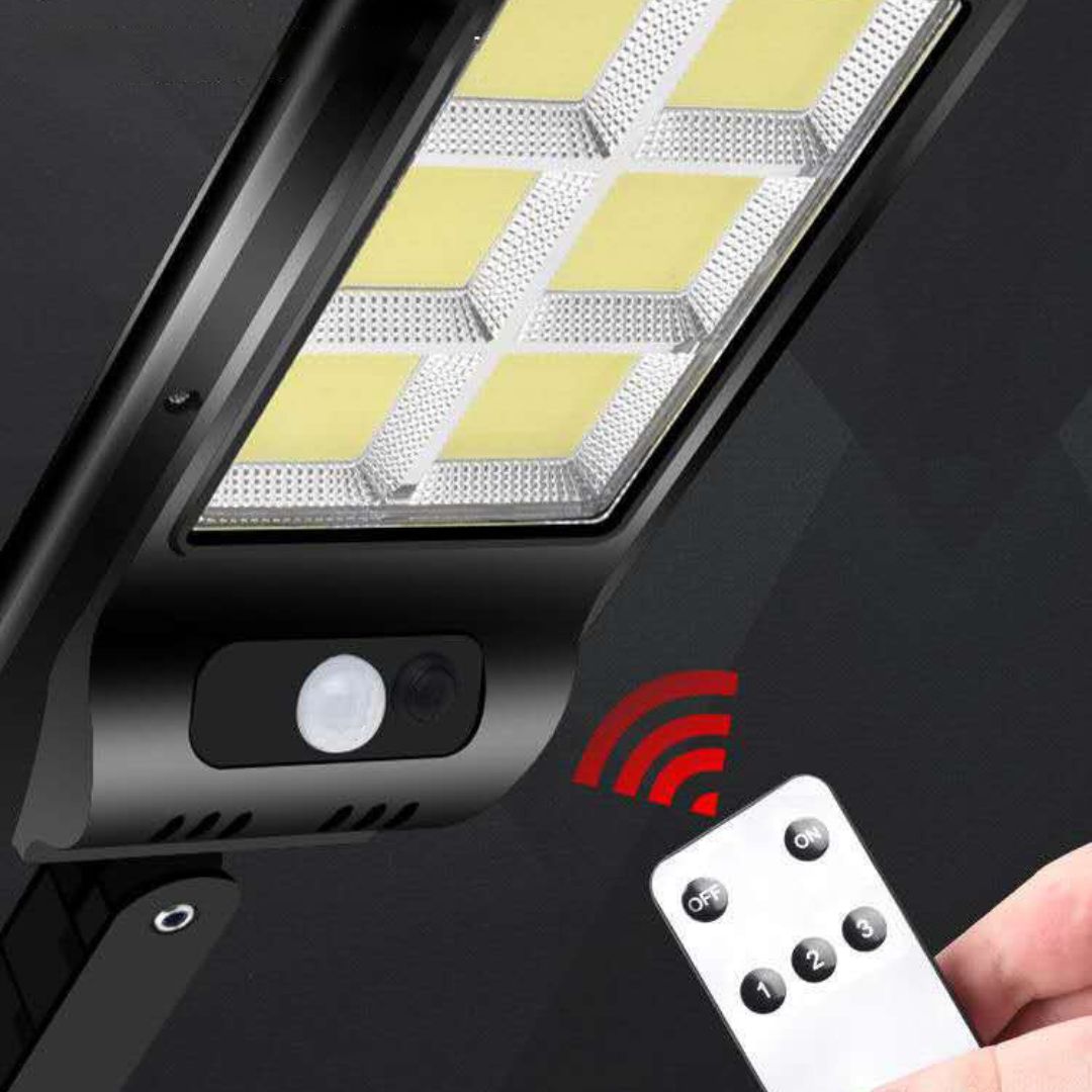 Solcellevejlampe med 4000 Lumen (Udsalg)