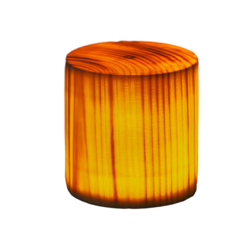 LumiWood – LED bordlampe med batteri og touch-kontrol