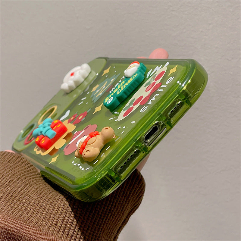 Juletræ Pendant iPhone Cover med Spejl