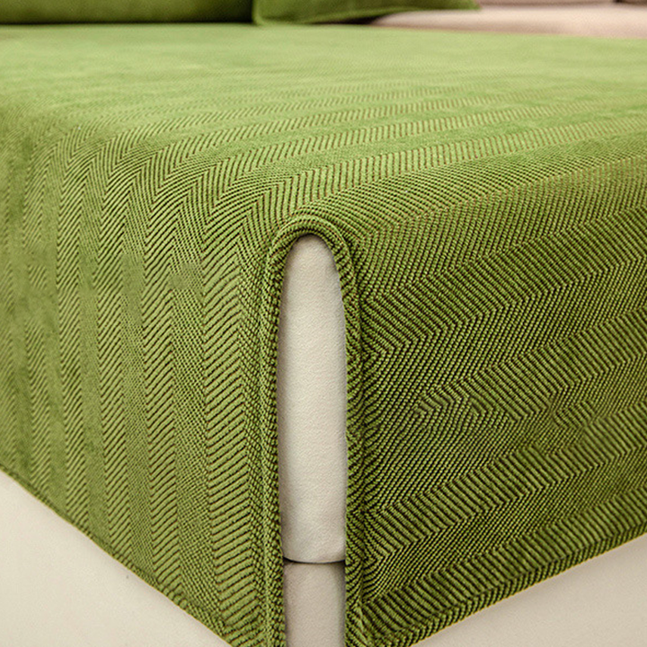 Herringbone Chenille Stof Møbelbeskytter Sofa Dække |