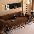 Kursiv Glitrende Chenille Sofa Betræk