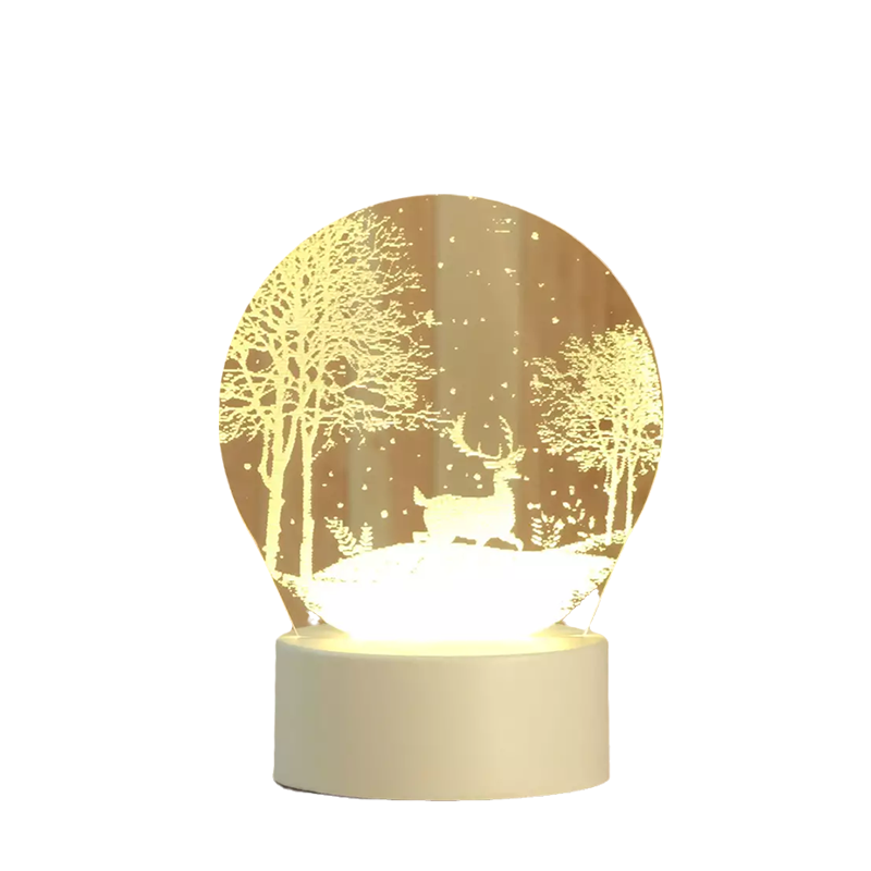 3D Nattelys USB