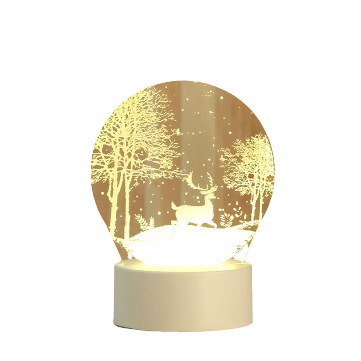 3D Nattelys USB