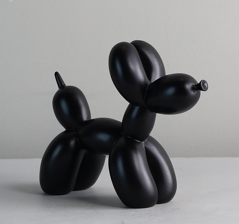 Sort og hvid ballonhund
