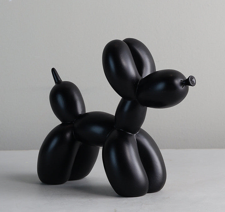 Sort og hvid ballonhund
