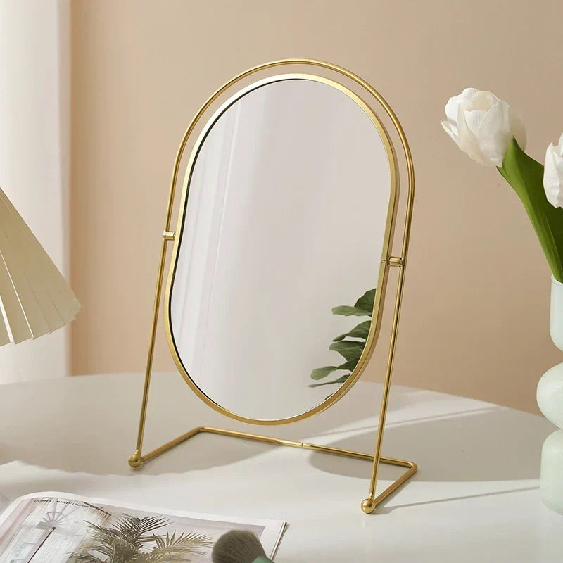 Stort Minimalistisk Skrivebords Makeup Spejl