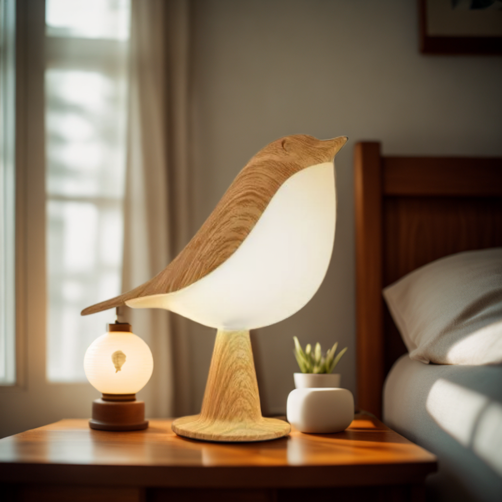 LumiNest Blød Nattelys | En charmerende lampe, der beroliger og forskønner dit rum