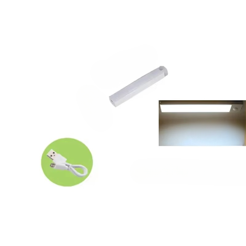 Smart Sensor LED Nattelys - Bevægelsesaktiveret, Dæmpbar &amp; Genopladelig