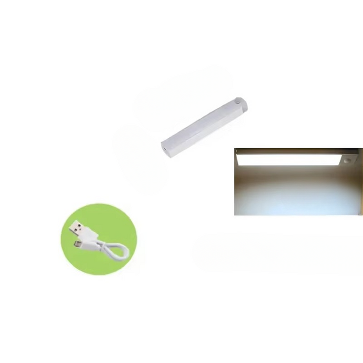 Smart Sensor LED Nattelys - Bevægelsesaktiveret, Dæmpbar &amp; Genopladelig