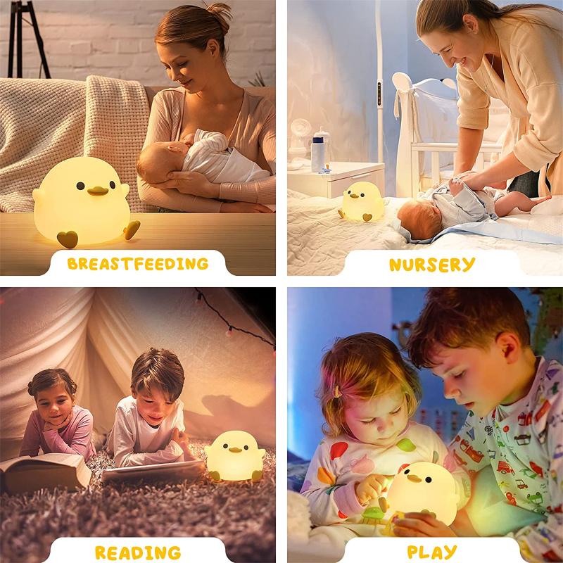 Ducky Buddy Lampe - Beroligende Nattelys For En Bedre Søvn Til Dit Barn