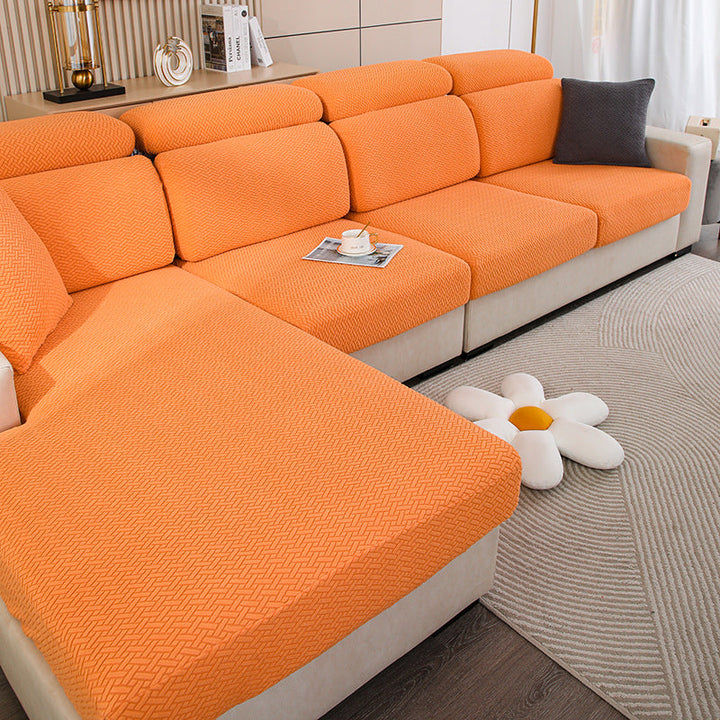 Wrap-around stretch sofa cover |