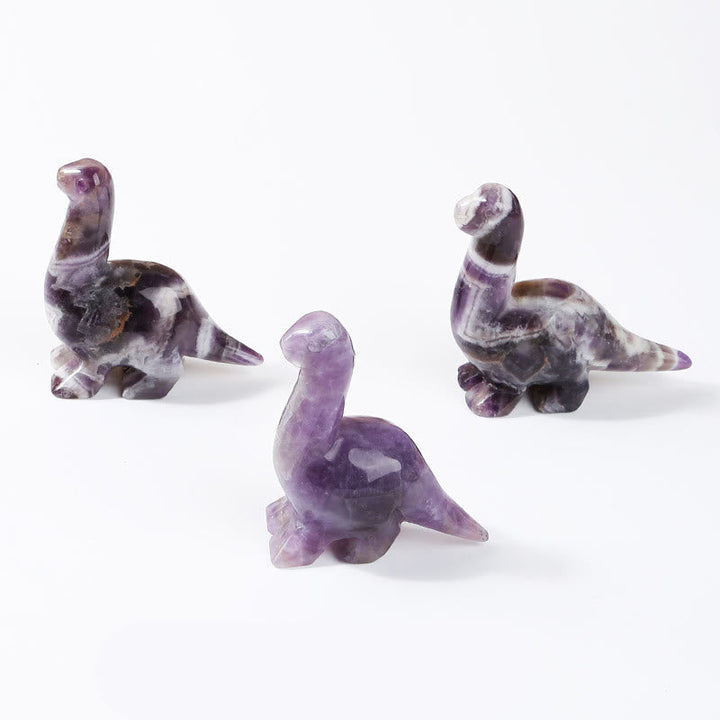2.5 Tommer Krystal Dinosaur Hjem Deko Sten Dekor