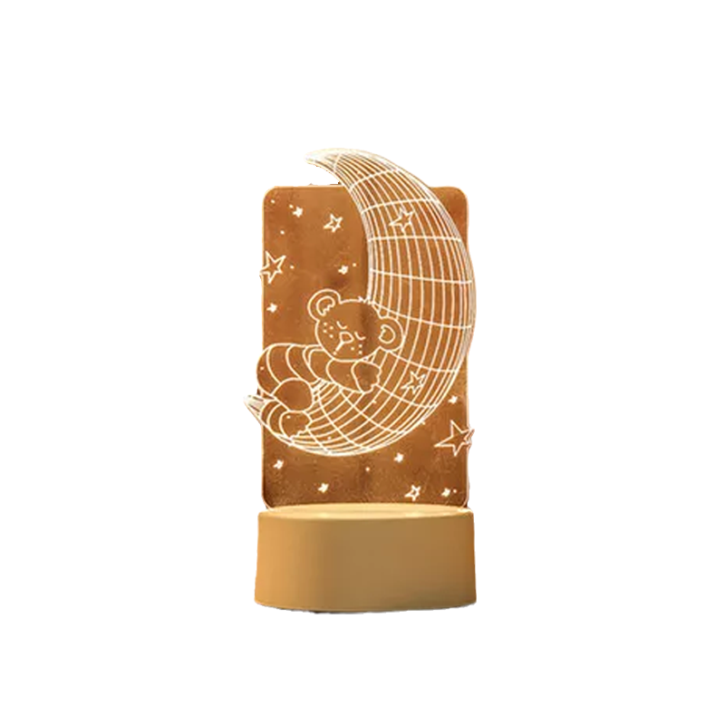 3D Nattelys USB
