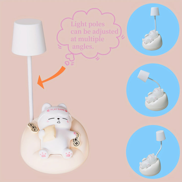 LumiKat Lampe - Sødt LED Katte Nattelys