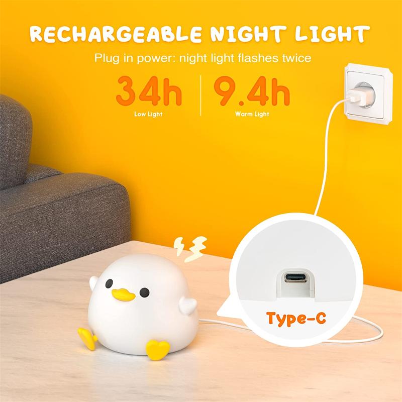 Ducky Buddy Lampe - Beroligende Nattelys For En Bedre Søvn Til Dit Barn