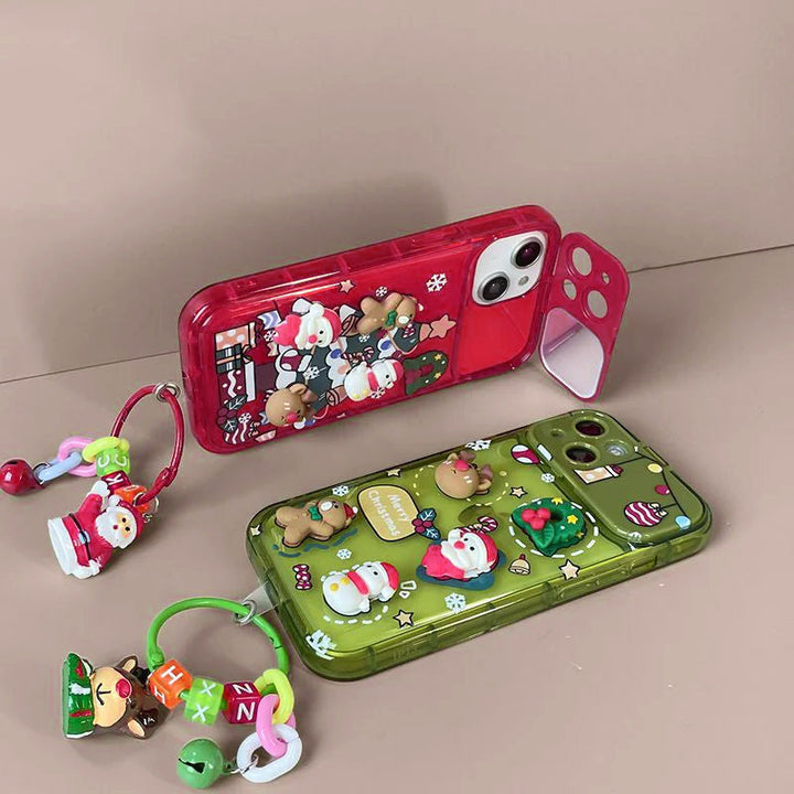 Juletræ Pendant iPhone Cover med Spejl