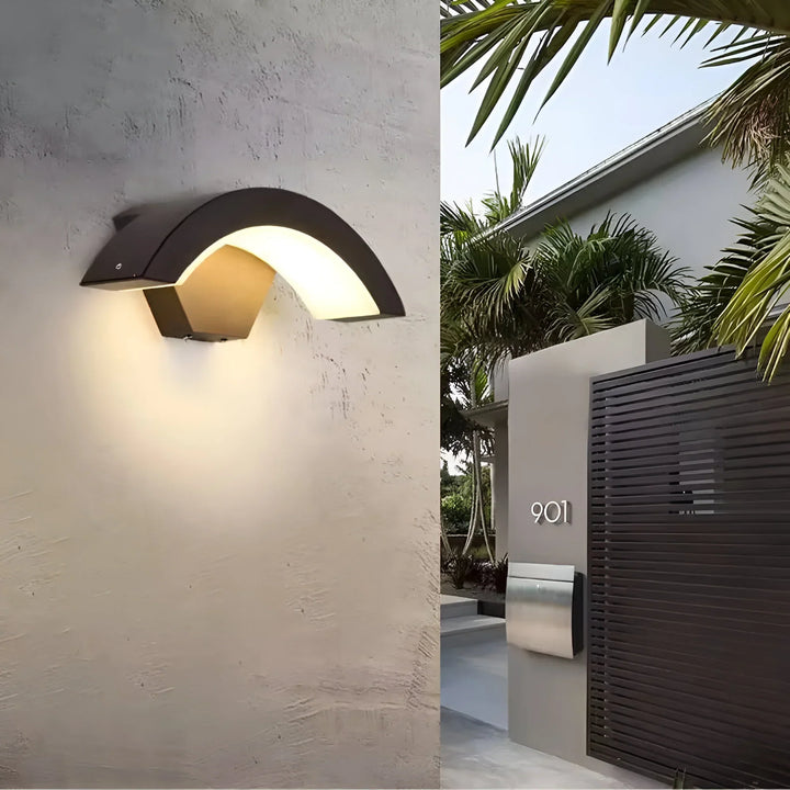 LumiGuard – Bevægelsessensor Udendørs Væglampe