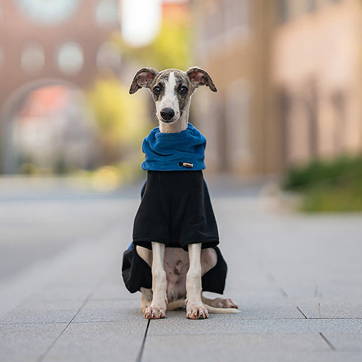 Fuldt Beskyttende Polar Fleece Hundedragt med Aftagelig Krave