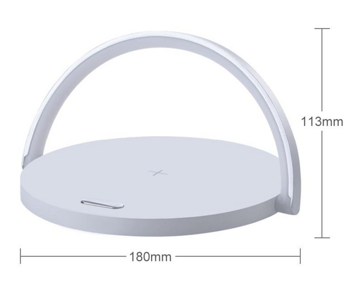 Bowlight Design | Atmosfærisk 3-i-1 Nattelys med Trådløs Opladning