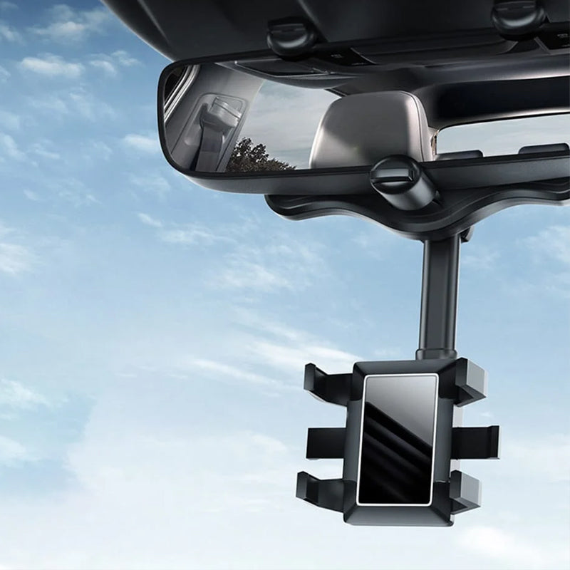 Multifunktionel Rotérbar Bil Bakspejl Telefonholder