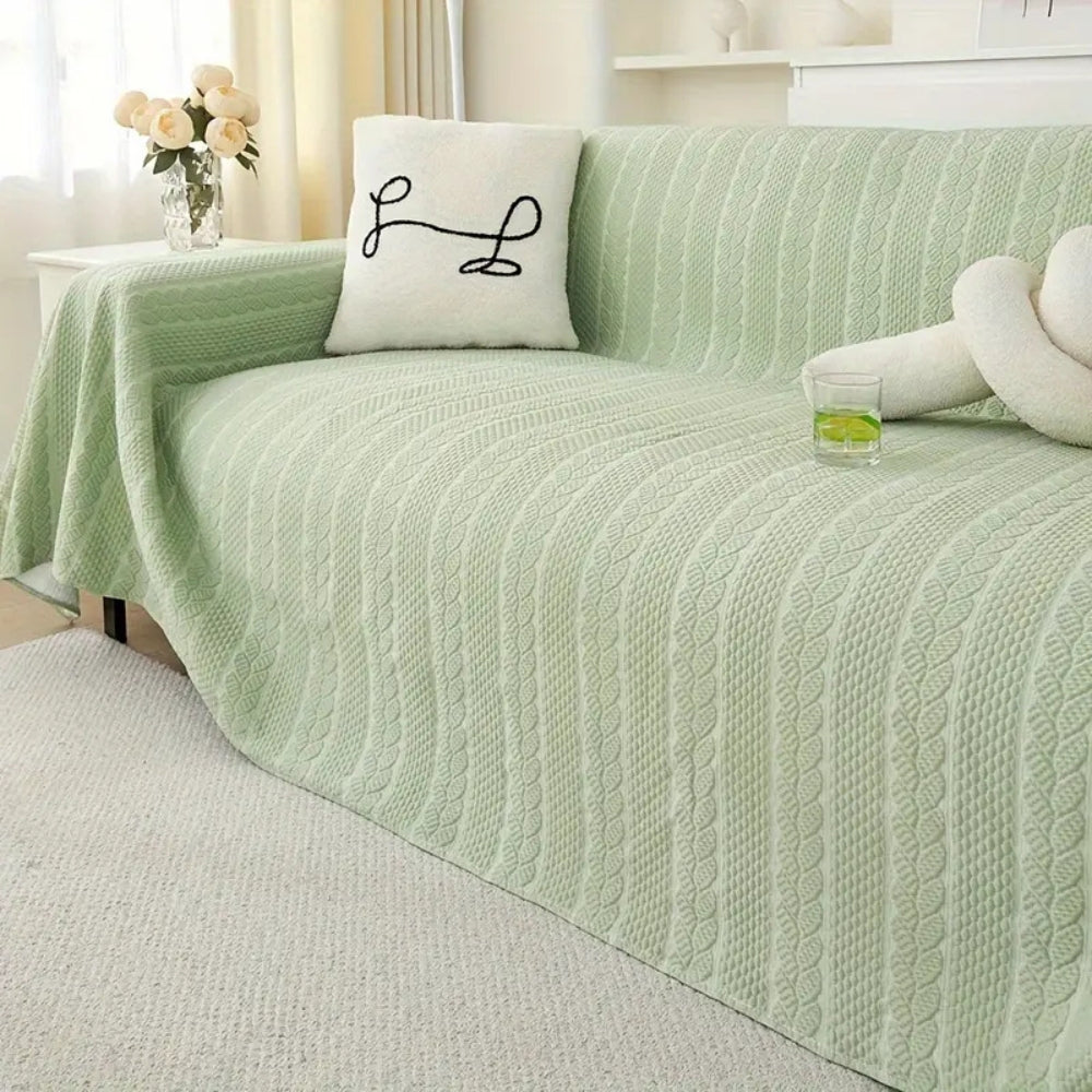Rolig Plush Leaf Sofa Cover