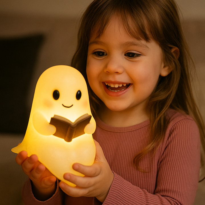 NightSpirit Lampe – Håndlavet Dekorativ Natlampe med Varmt Lys