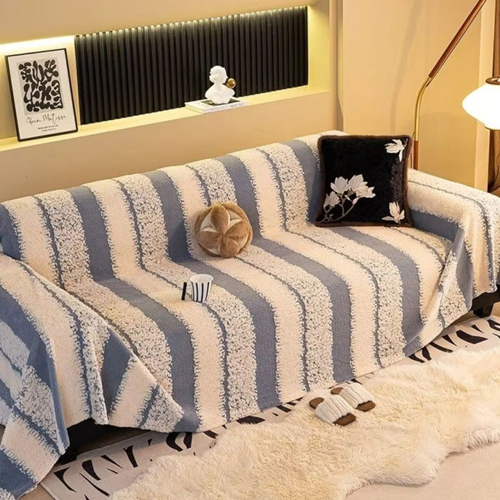 Stribet Haven Sofa Betræk