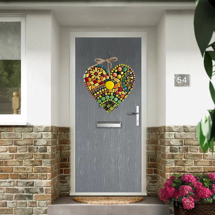 Stor Have Mosaik Hjerte Dekoration