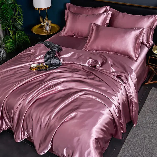 Luksus Solid Satin Dynecover - SilkSerenity