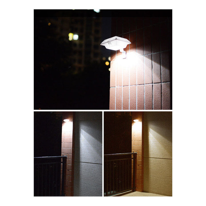 Sol UFO-formet design hegnlys LED udendørs væglampe