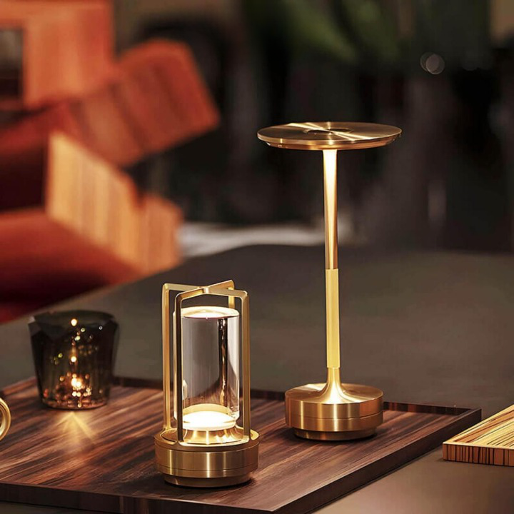 Luksus &amp; Elegant Trådløs Bordlampe | AuraLux