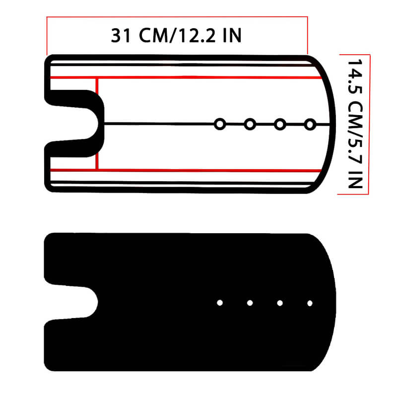 Golf Træningsspejl Mat