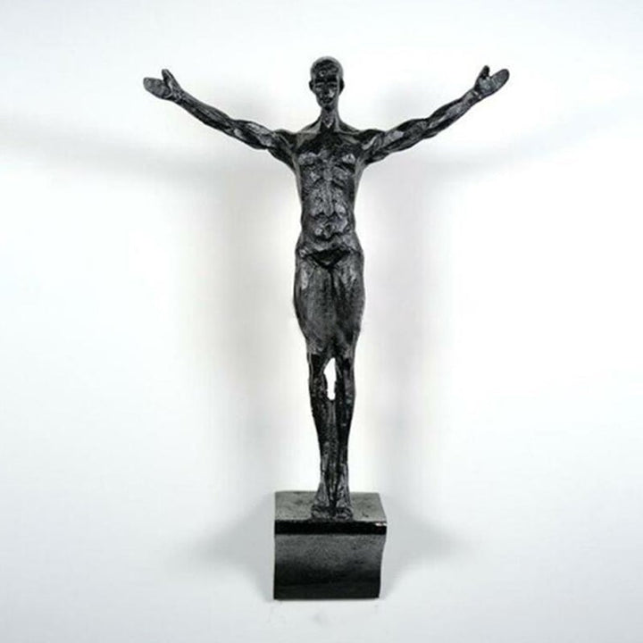 Klatrevæg hængende statuer